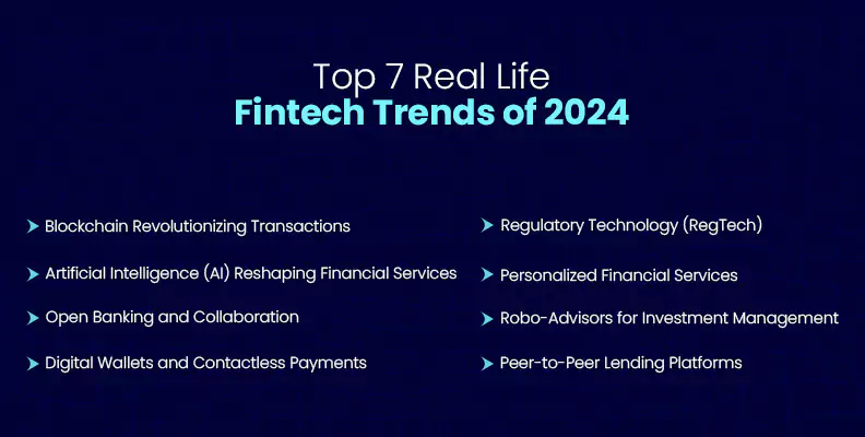 Top 7 Real Life Fintech Trends of 2024